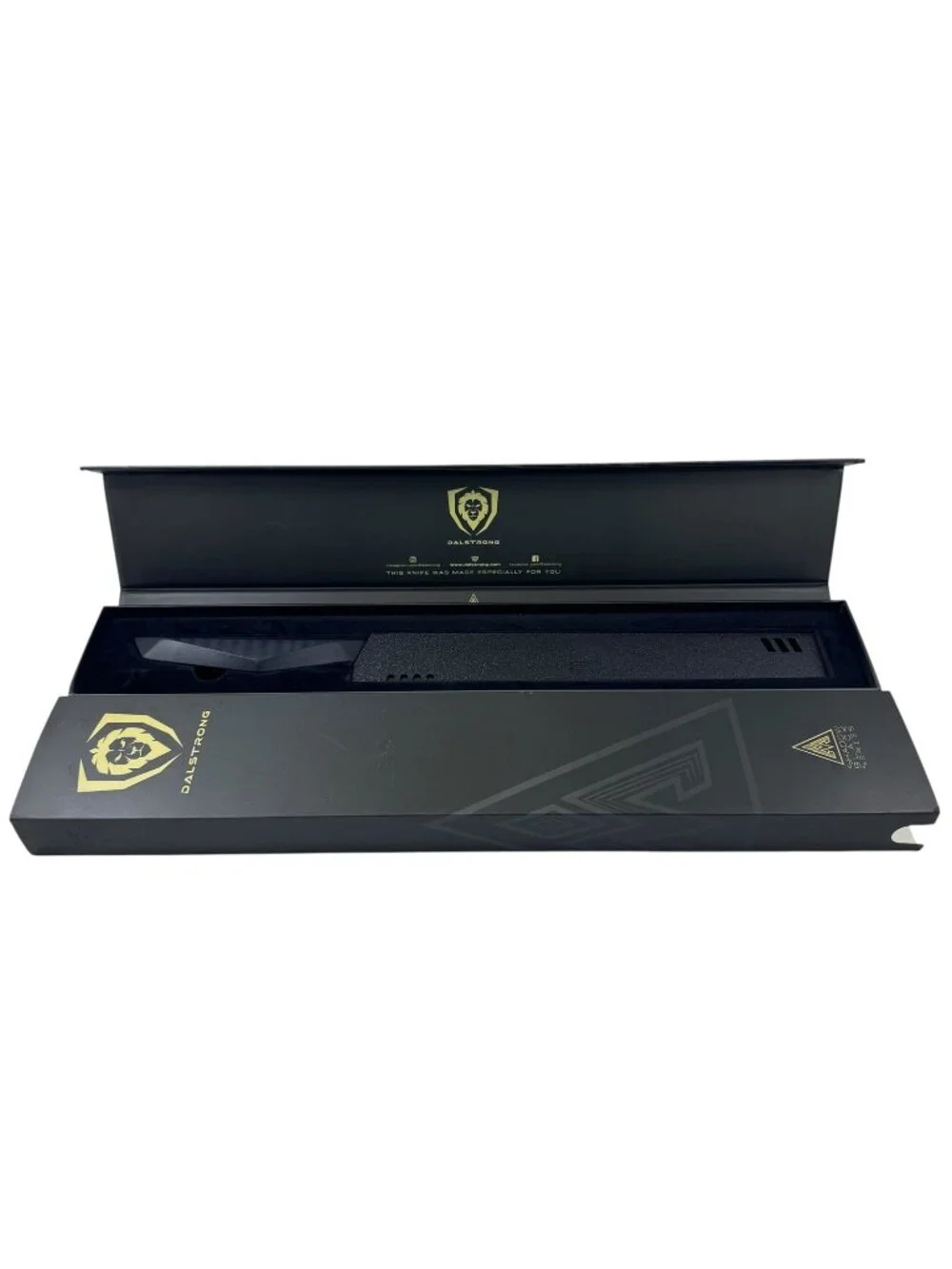 Dalstrong Yanagiba Sushi Knife Shadow Black Series 10.5 Inch With Sheath NIB